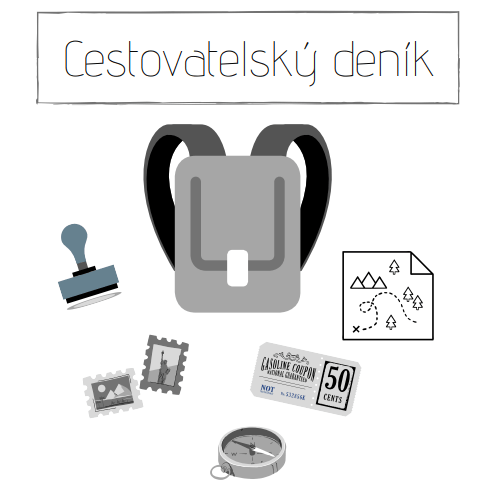 ukázka ze souboru cestovní deník - úvodní strana