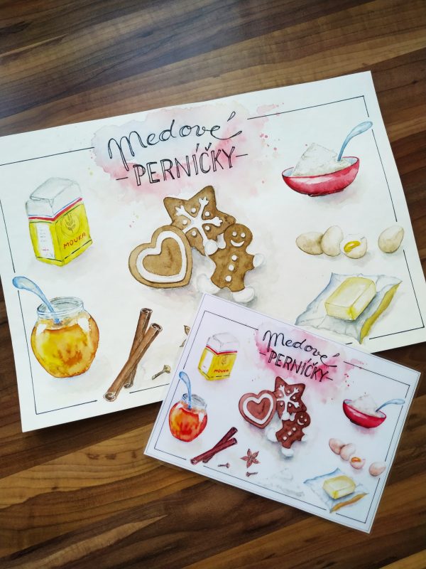recpt na medové perníčky, malovaný, Nejlepší recept Měkké medové perníčky Vánoční perníčky Petra Škopac