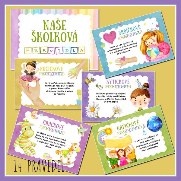 Třídní, pravidla, do, školky