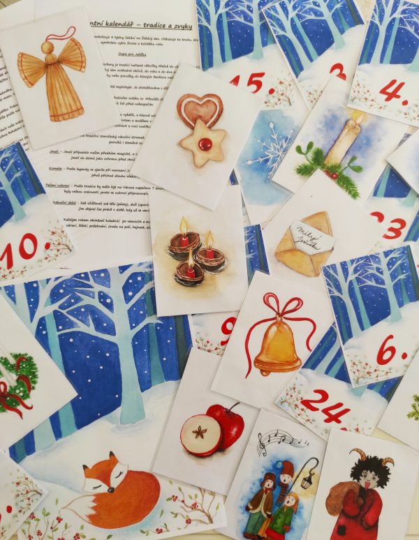 Adventní, kalendář, tradice, zvyky, advent, Vánoce, vánoční, svátky, svátek