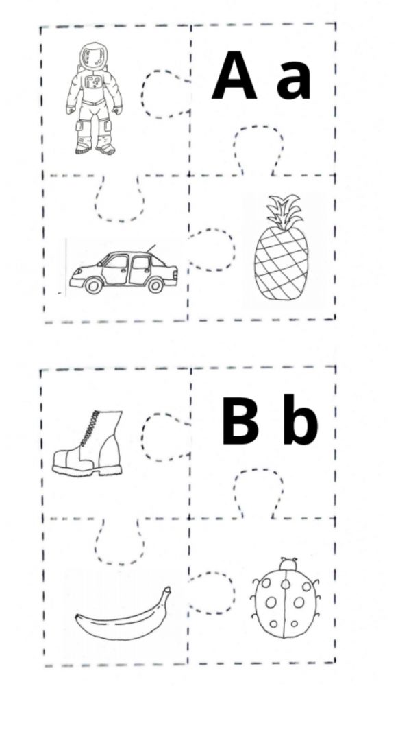 puzzle, abeceda