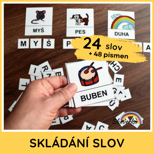 skládání slov podle obrázků