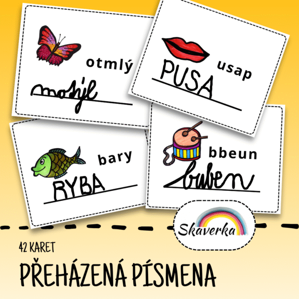 Přeházená písmena, slož slovo