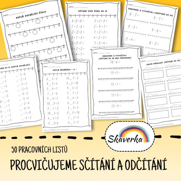 Procvičujeme matematiku, matematiku 1. třída, matematika 1. třída