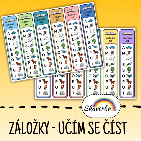Záložky - Učím se číst