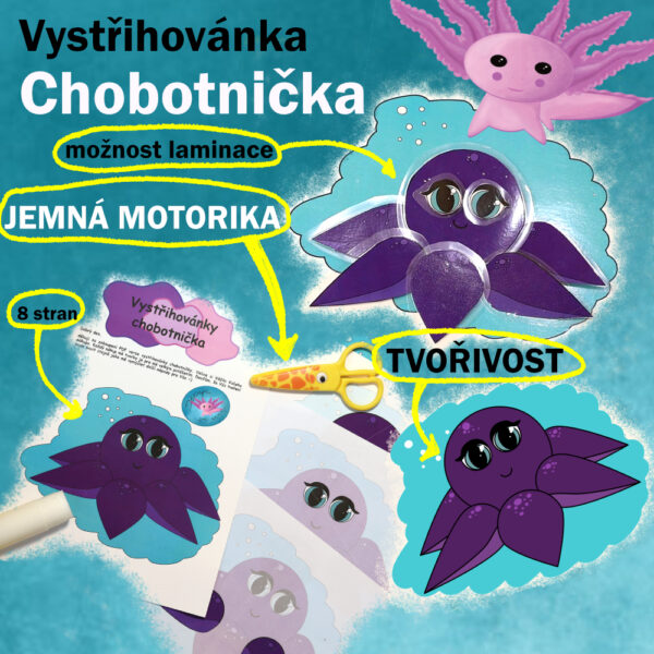 Vystřihovánka Chobotnička